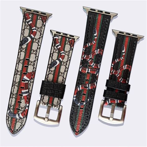 apple watch band gucci snake|Gucci inspired Apple Watch band.